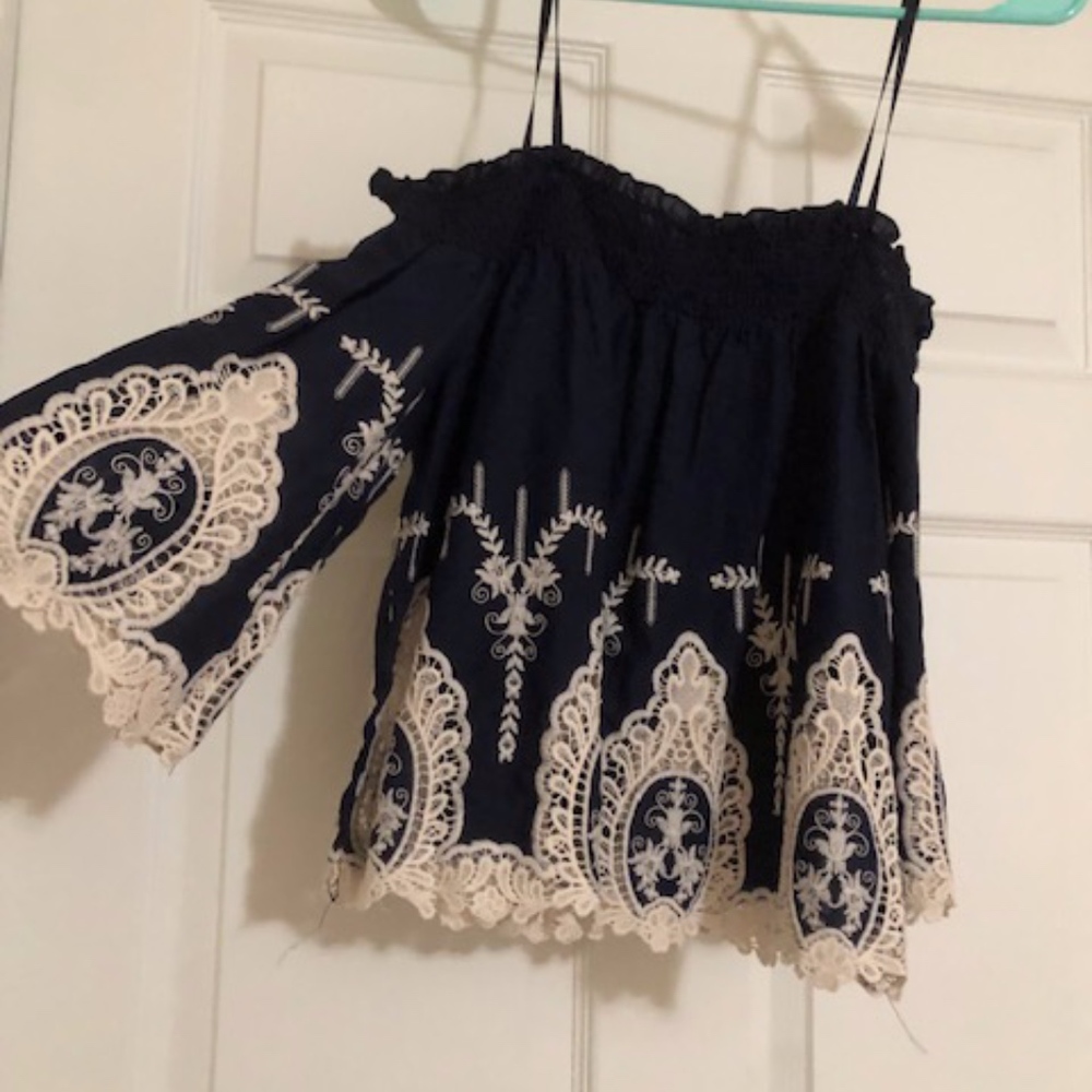 off shoulder shirt